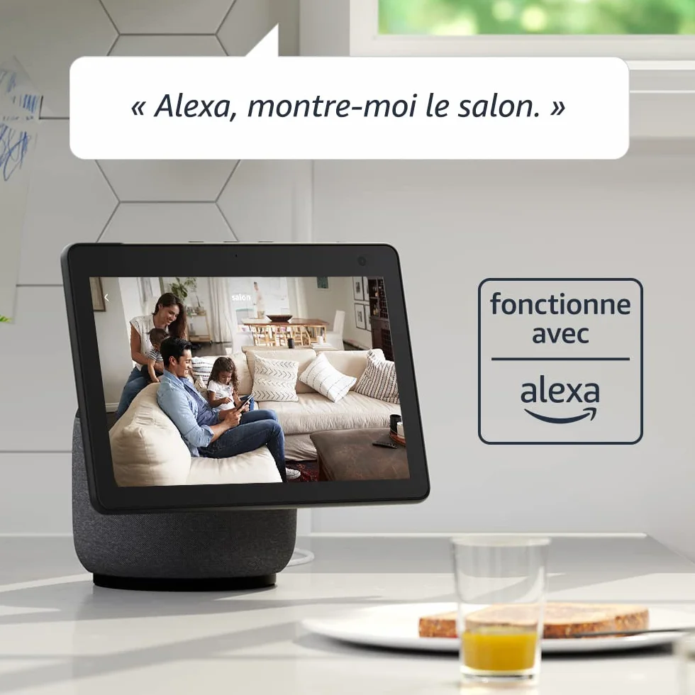 Blink Mini | Caméra d'intérieur connectée compacte à brancher | Vidéo HD 1080p, vision nocturne, détection de mouvements, audio bidirectionnel, config. facile, fonctionne avec Alexa | 2 caméras, Noir