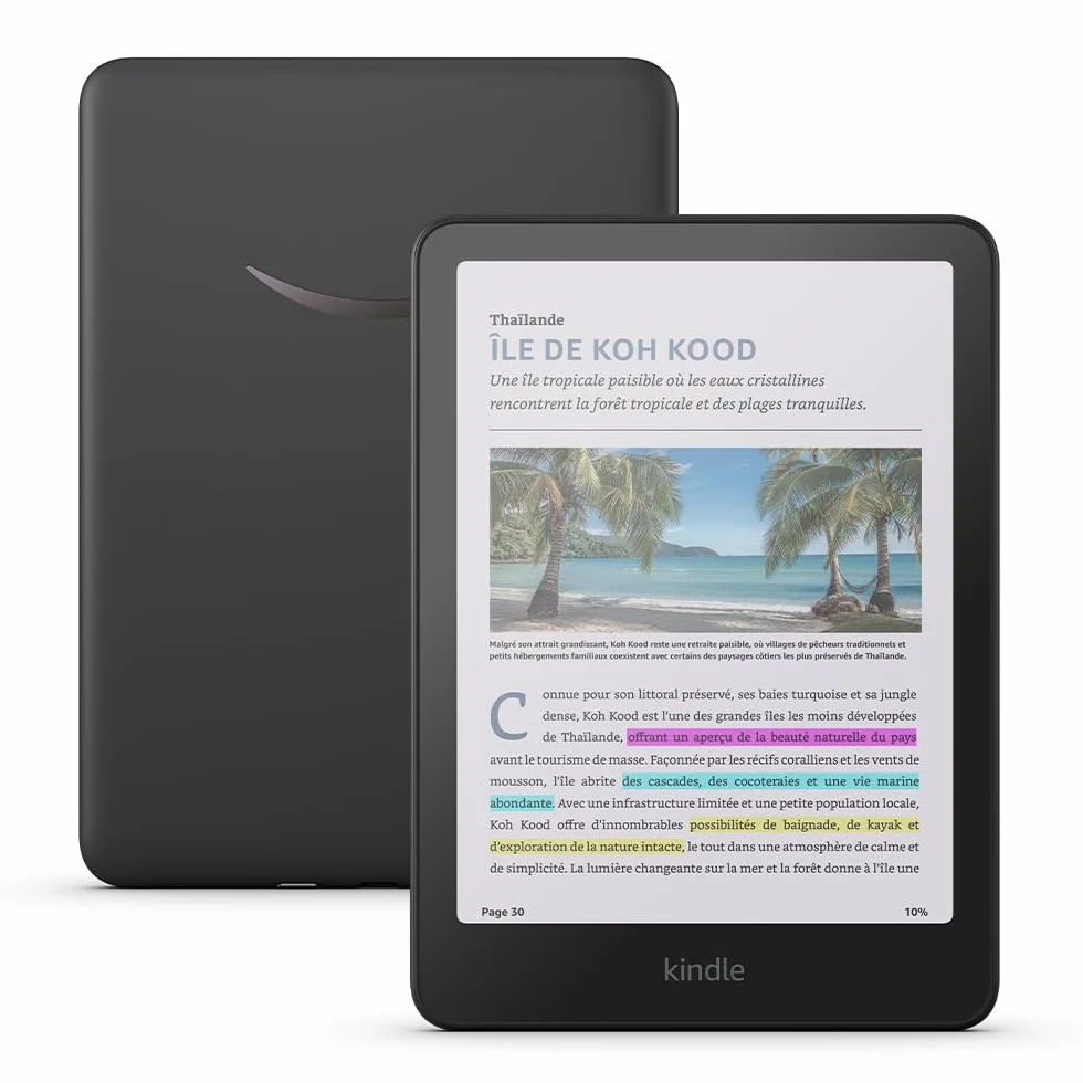 Amazon Kindle Colorsoft (Nouvelle génération) - avec écran couleur et éclairage chaud réglable - 16 Go