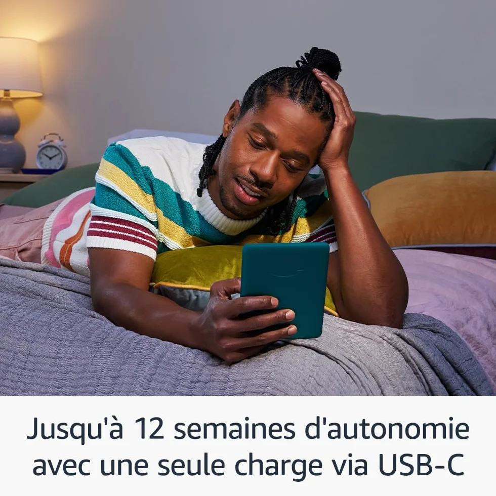 Amazon Kindle Paperwhite (Nouvelle génération) - Notre modèle le plus rapide avec un nouvel écran antireflets et une autonomie de plusieurs semaines - 16 Go - Sans publicités - Noir