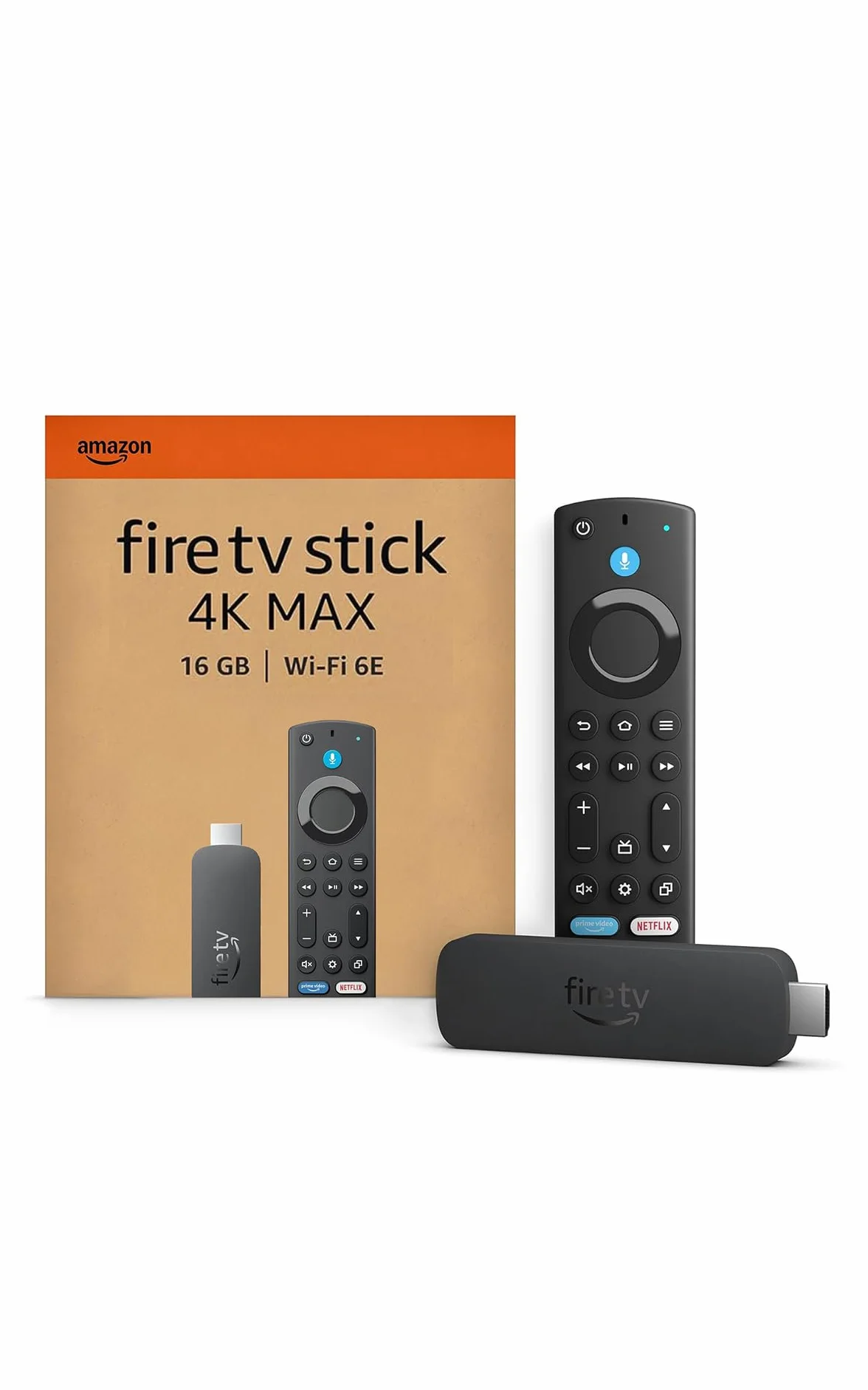 Amazon Fire TV Stick 4K Max (Nouvelle génération), Appareil de streaming avec fonctionnalité Écran dynamique et prenant en charge le Wi-Fi 6E, Trouvez vos séries plus rapidement avec Alexa+