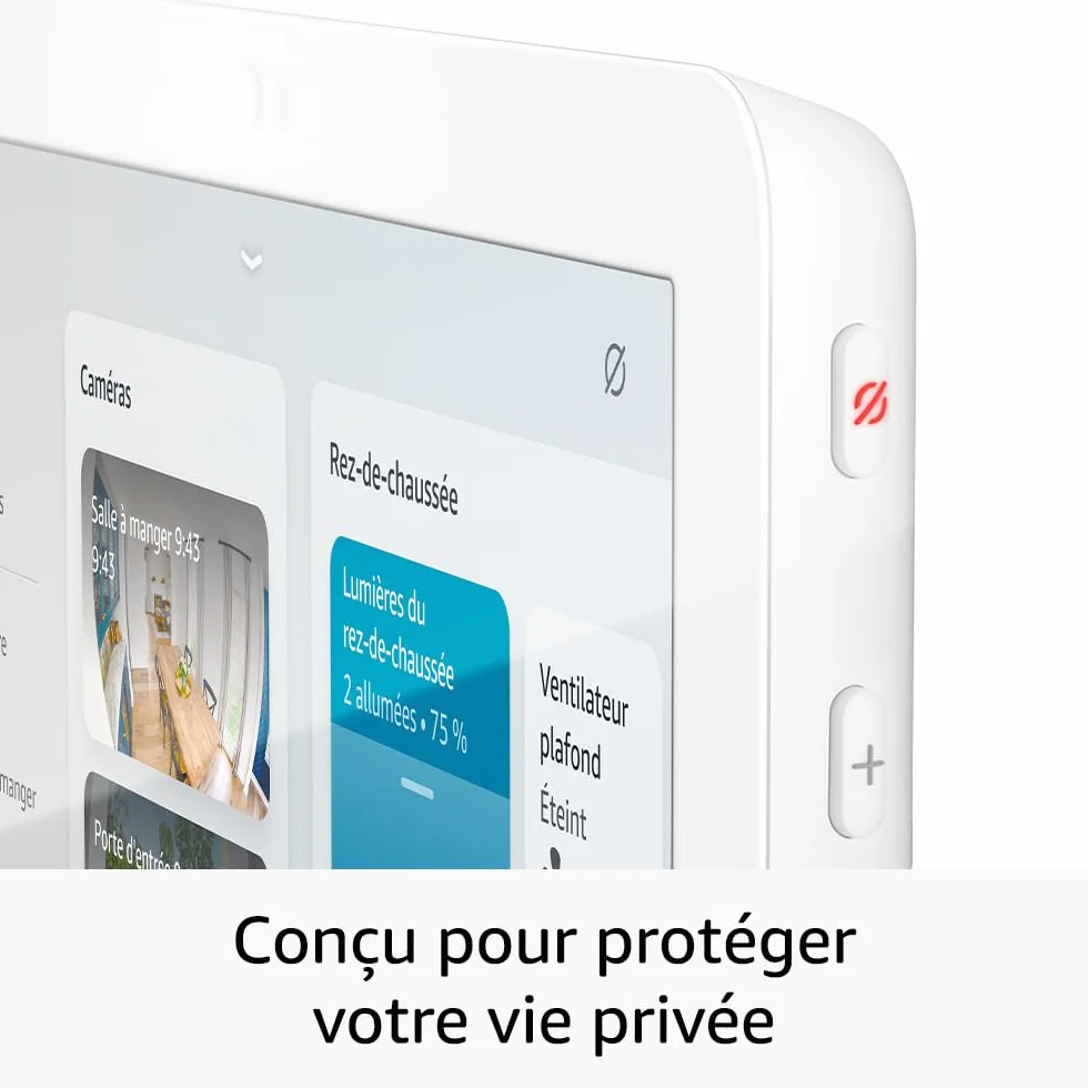 Echo Hub (Nouvelle génération) | Écran de contrôle de la maison connectée 8", avec Alexa | Compatible avec des milliers d'appareils