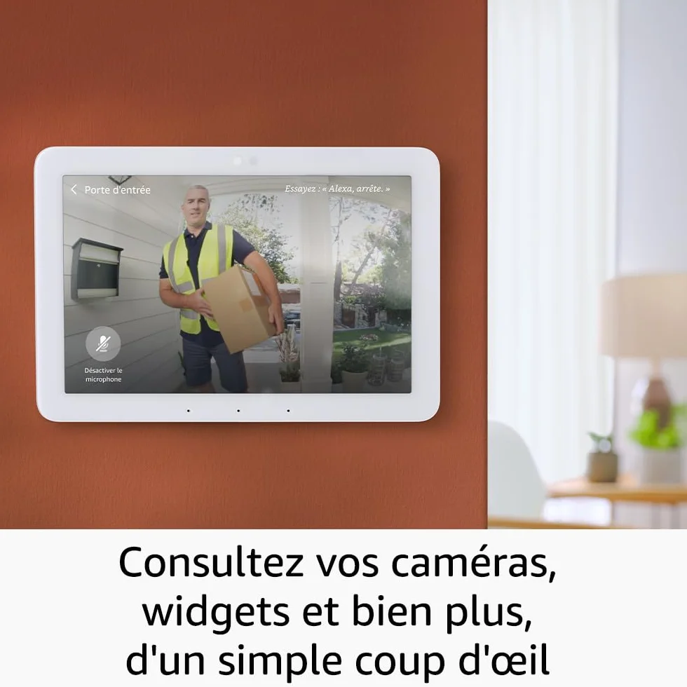 Echo Hub (Nouvelle génération) | Écran de contrôle de la maison connectée 8", avec Alexa | Compatible avec des milliers d'appareils