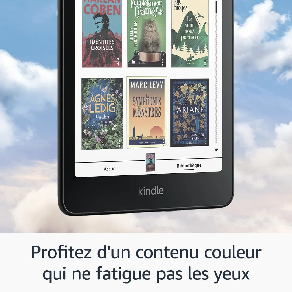 Amazon Kindle Colorsoft Signature Edition (Nouvelle génération) - Avec affichage couleur, éclairage avant à réglage automatique, charge sans fil et longue autonomie - 32 Go