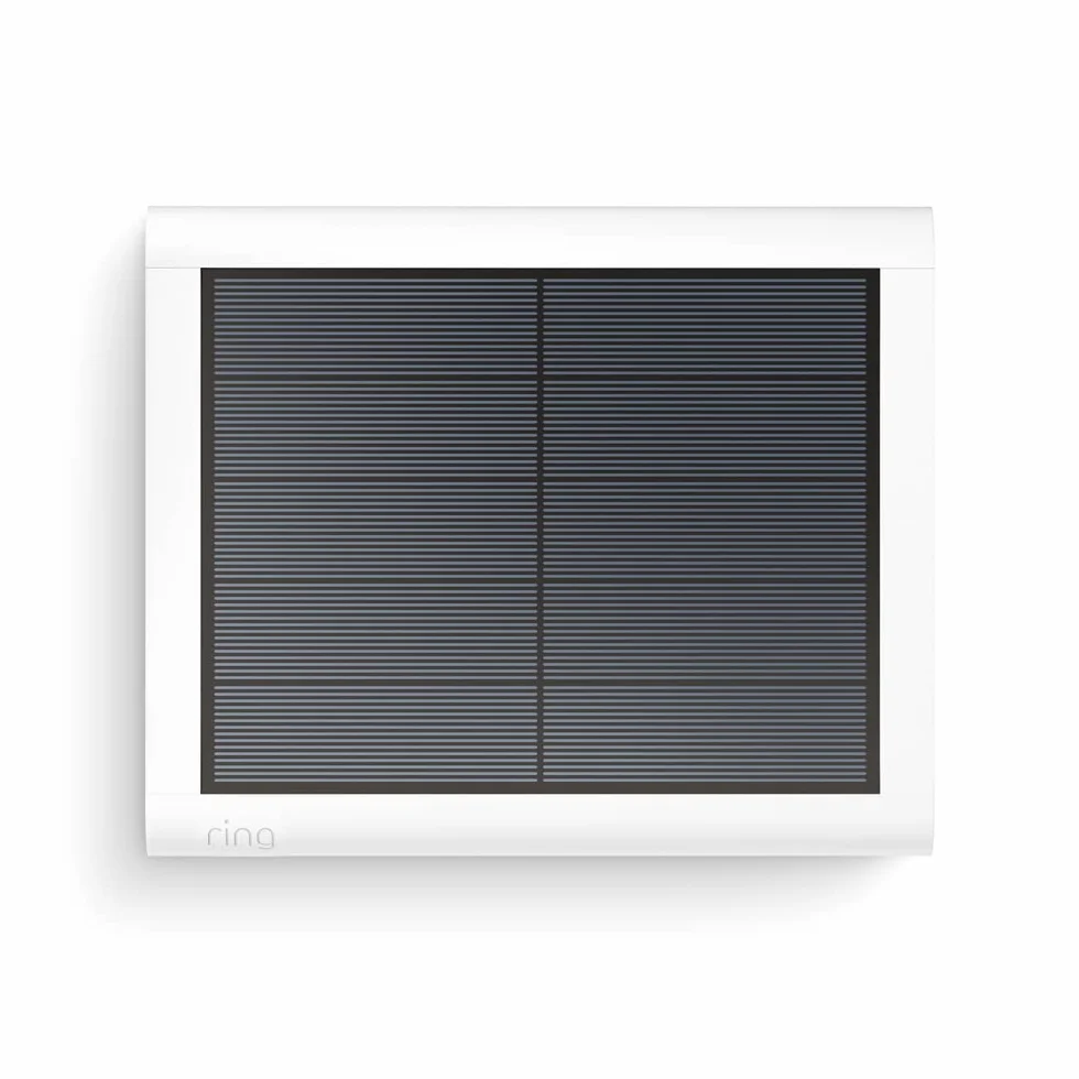 Ring | Panneau solaire (2e génération) pour Spotlight Cam Plus et Spotlight Cam Pro | USB-C | 4 W | Blanc