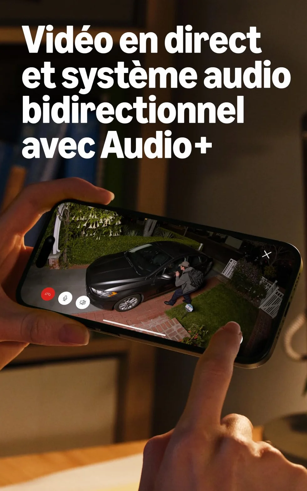 Ring caméra Spotlight Pro (Spotlight Cam Pro, nouvelle génération) sur secteur | Caméra de surveillance extérieure | Retinal 4K, Zoom 10x | Essai gratuit de 30 jours de l'abonnement Ring