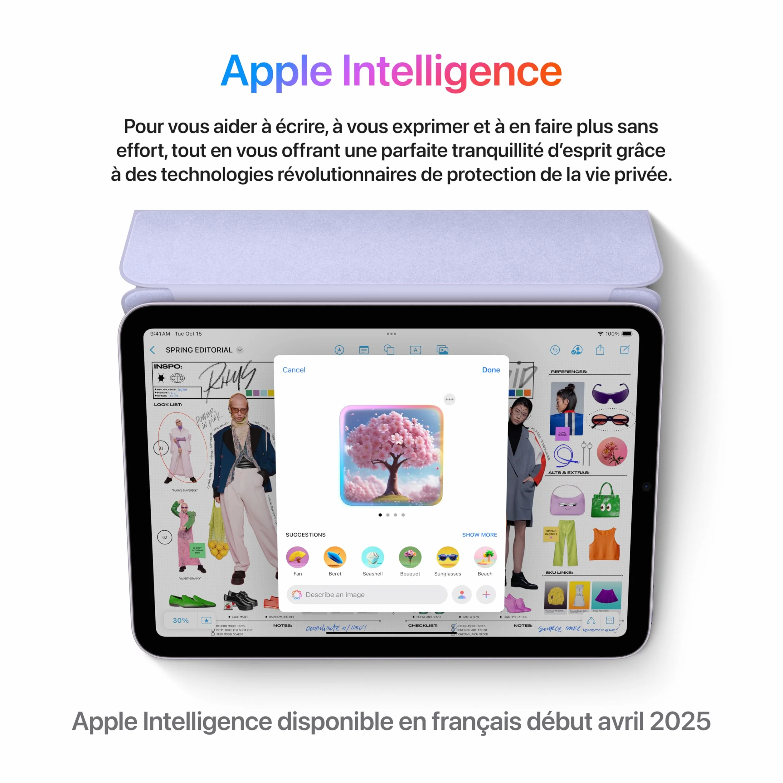 Apple iPad Mini (A17 Pro) : Écran Liquid Retina 8,3 Pouces, 256 Go, Wi-FI 6E, caméras Avant/arrière 12 Mpx, Touch ID, autonomie d’Une journée - Gris sidéral
