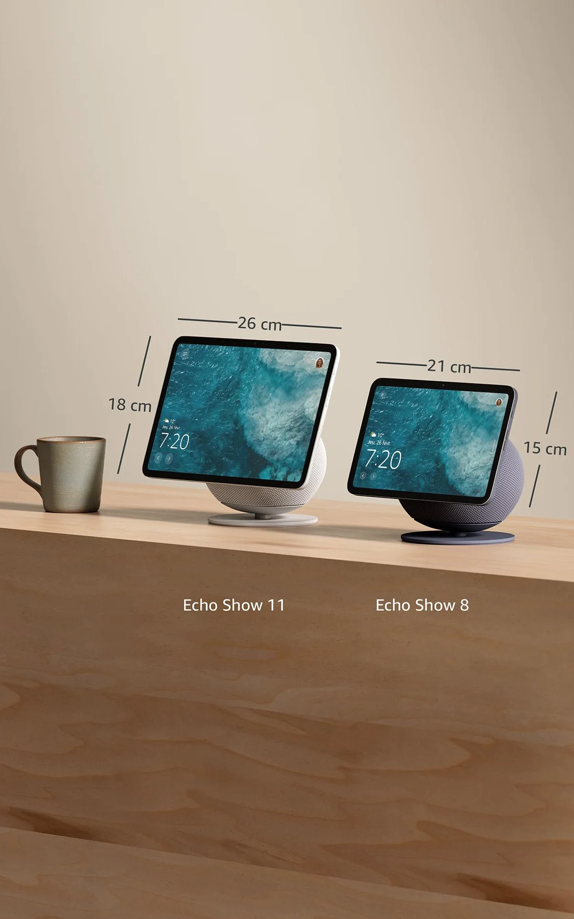 Amazon Echo Show 11 (nouvelle génération) : écran Full HD 11" aux couleurs éclatantes avec affichage plus grand et son spatial (graphite), avec accès anticipé à Alexa+