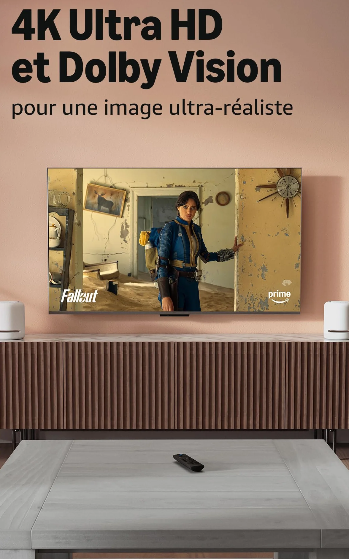 Amazon Fire TV Stick 4K Plus, avec prise en charge du Wi-Fi 6 et des technologies Dolby Vision/Atmos et HDR10+, Trouvez vos séries plus rapidement avec Alexa+