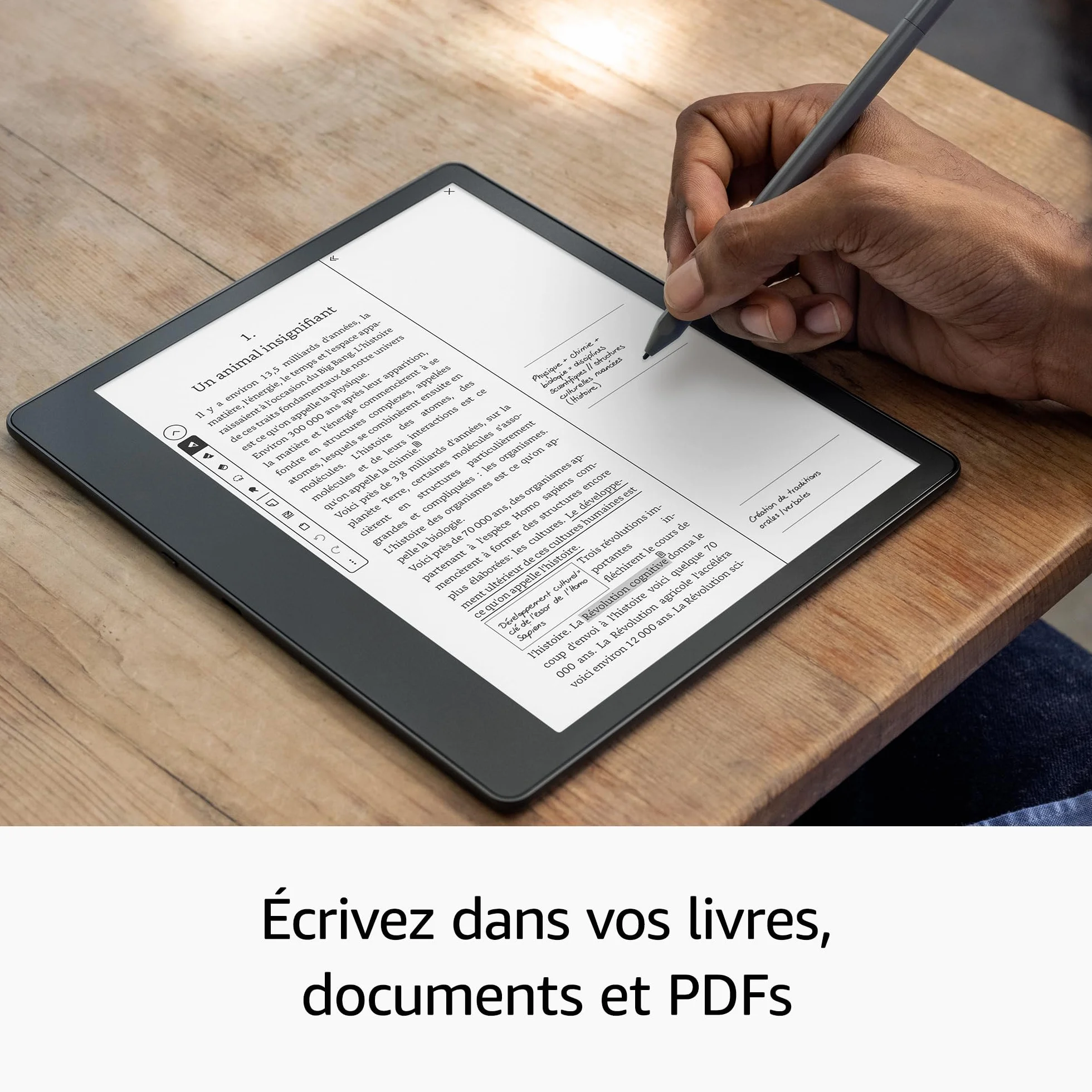 Kindle Scribe (2022) - 32 Go | Le premier Kindle et carnet de notes numérique tout-en-un, avec écran Paperwhite 10,2" de 300 ppp | Stylet premium inclus