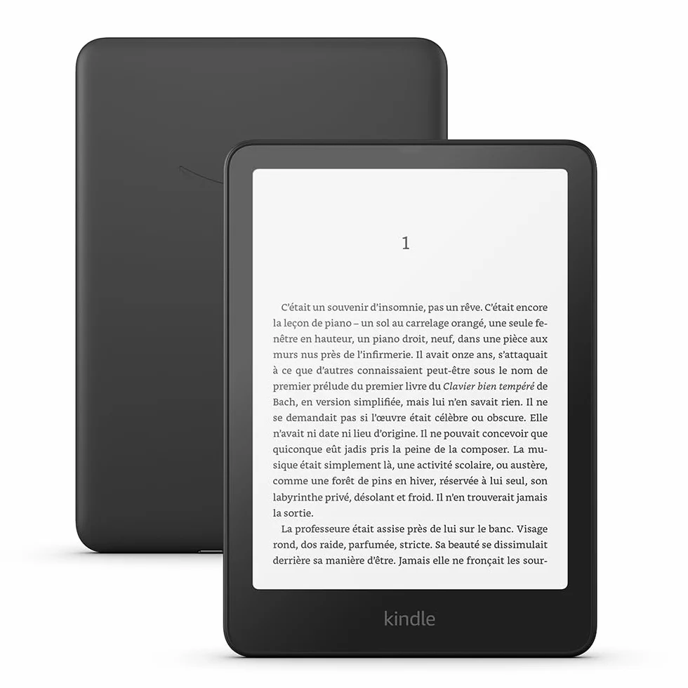 Amazon Kindle Paperwhite (Nouvelle génération) - Notre modèle le plus rapide avec un nouvel écran antireflets et une autonomie de plusieurs semaines - 16 Go - Sans publicités - Noir