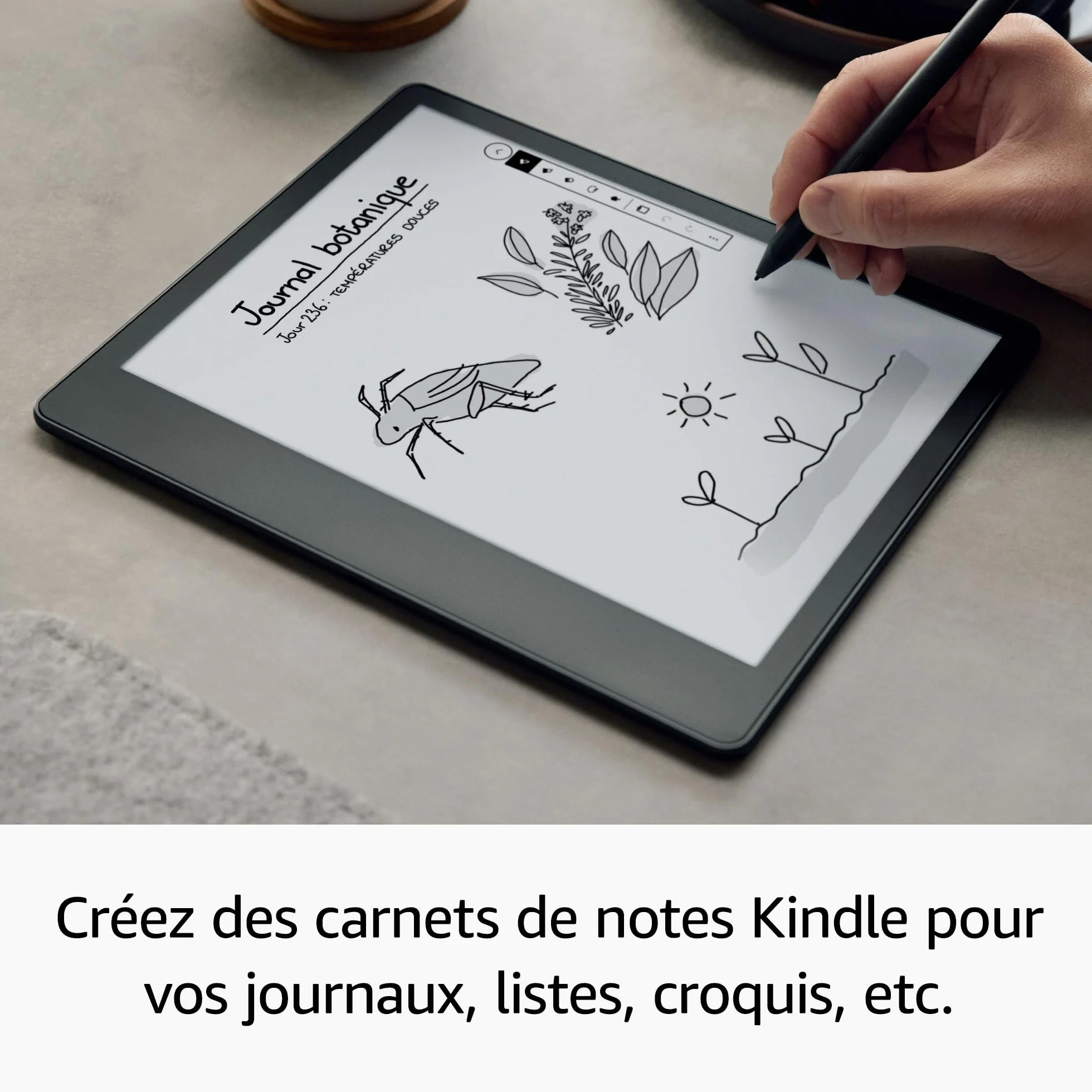 Kindle Scribe (2022) - 32 Go | Le premier Kindle et carnet de notes numérique tout-en-un, avec écran Paperwhite 10,2" de 300 ppp | Stylet premium inclus