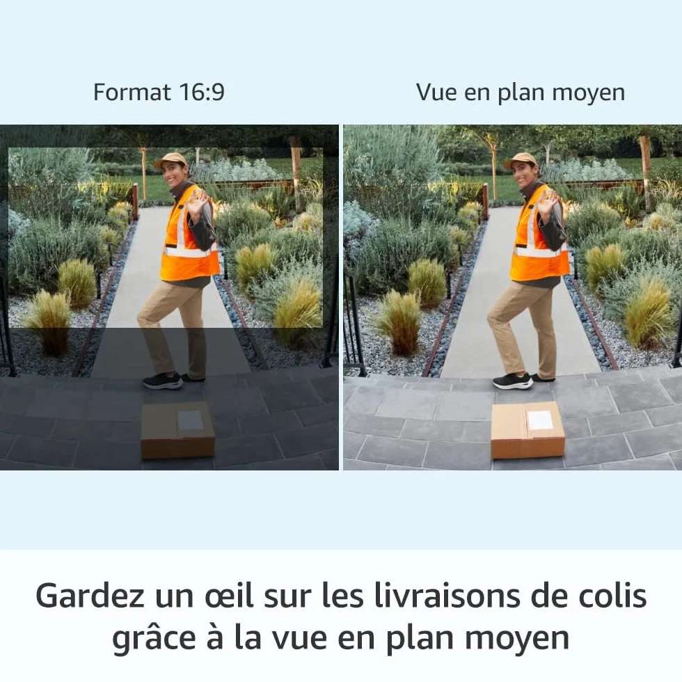 Ring sonnette vidéo Plus sans fil (Battery Video Doorbell Plus) | Caméra sonnette vidéo sans fil à installer soi-même avec vidéo HD 1536p, batterie rechargeable | Facile à installer (5 min)
