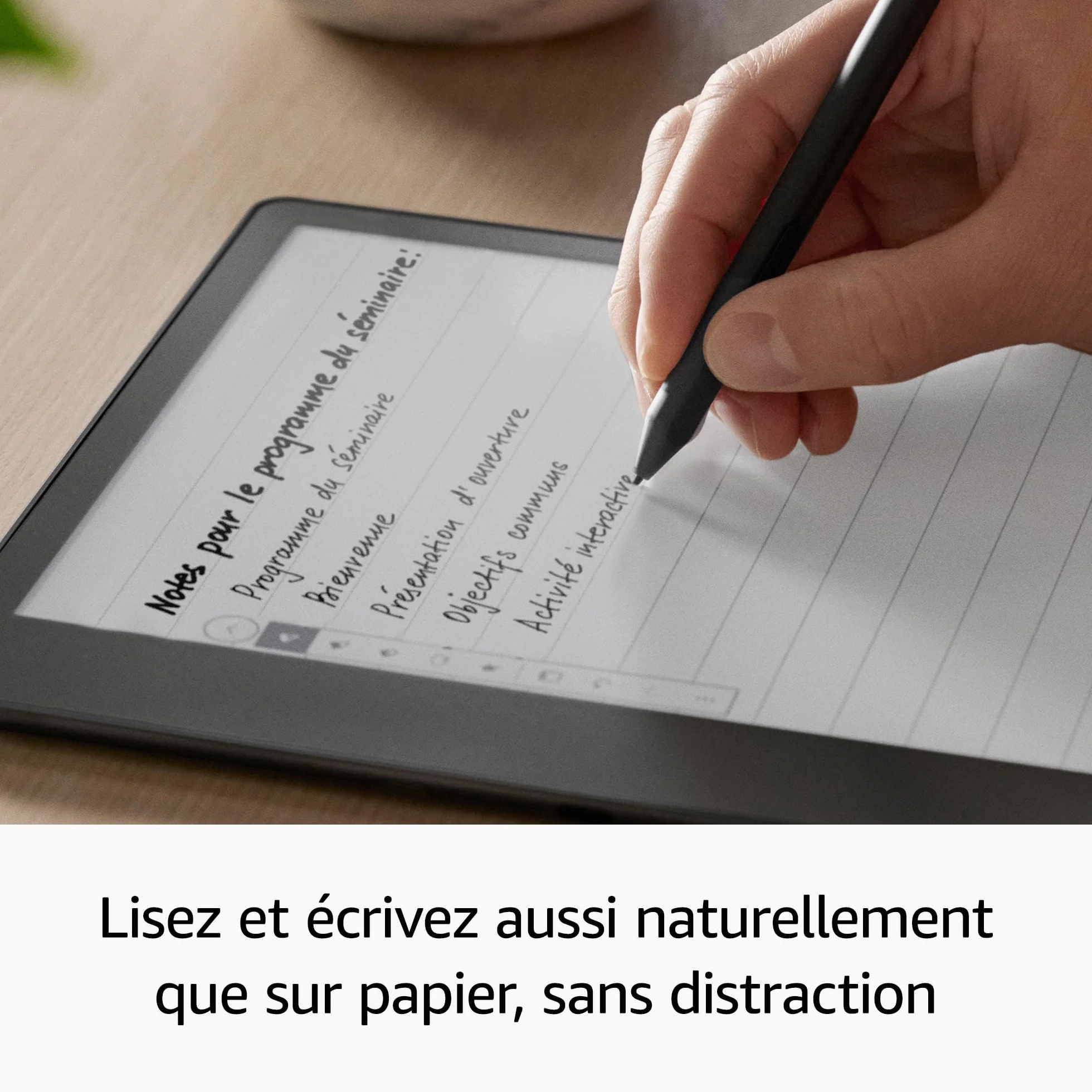 Kindle Scribe (2022) - 32 Go | Le premier Kindle et carnet de notes numérique tout-en-un, avec écran Paperwhite 10,2" de 300 ppp | Stylet premium inclus
