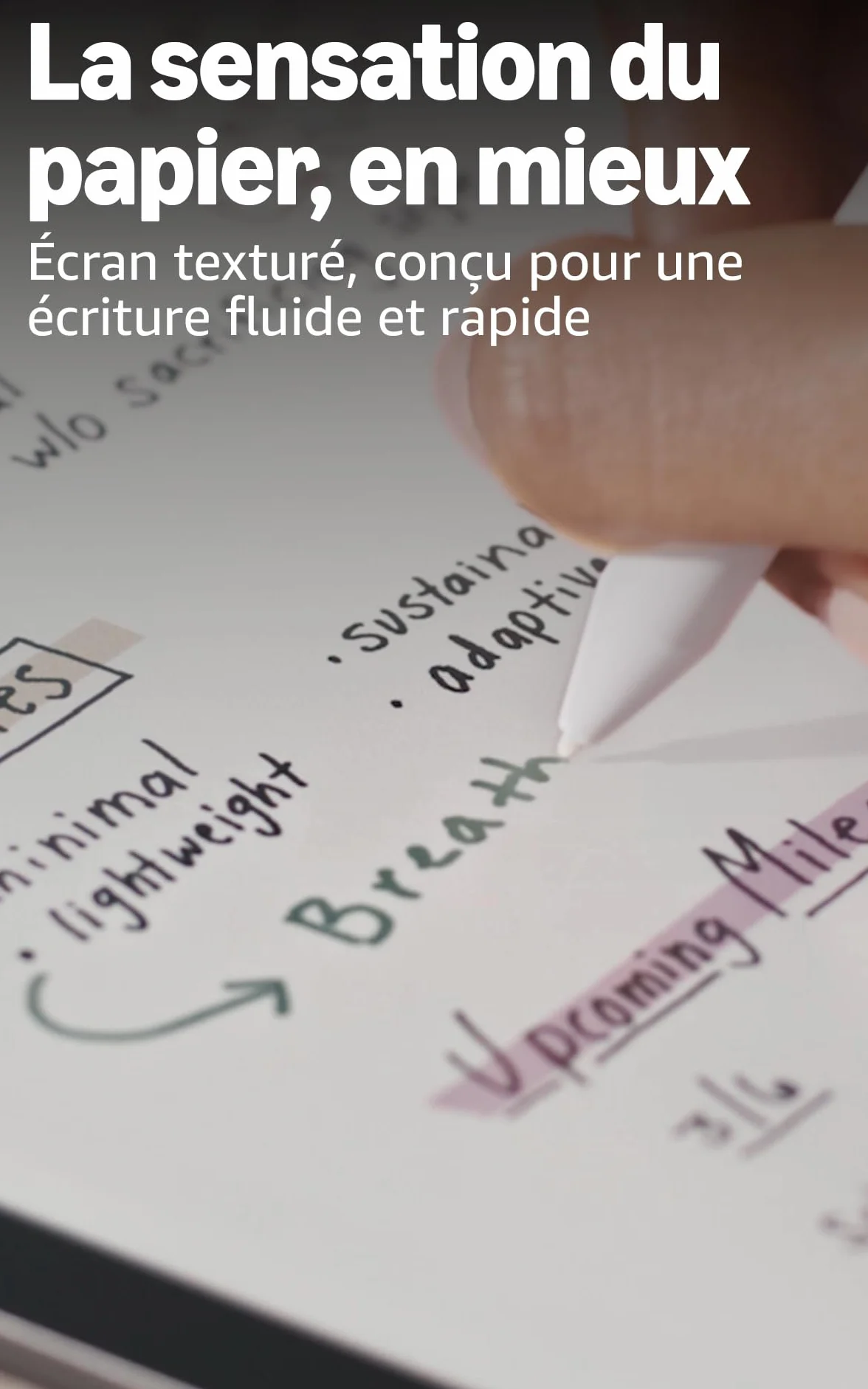 Amazon Kindle Scribe Colorsoft 64 Go (nouvelle génération) : écran couleur 11" effet papier, éclairage avant ; fin, léger, puissant ; écrivez dans le carnet, les documents et les livres (graphite)