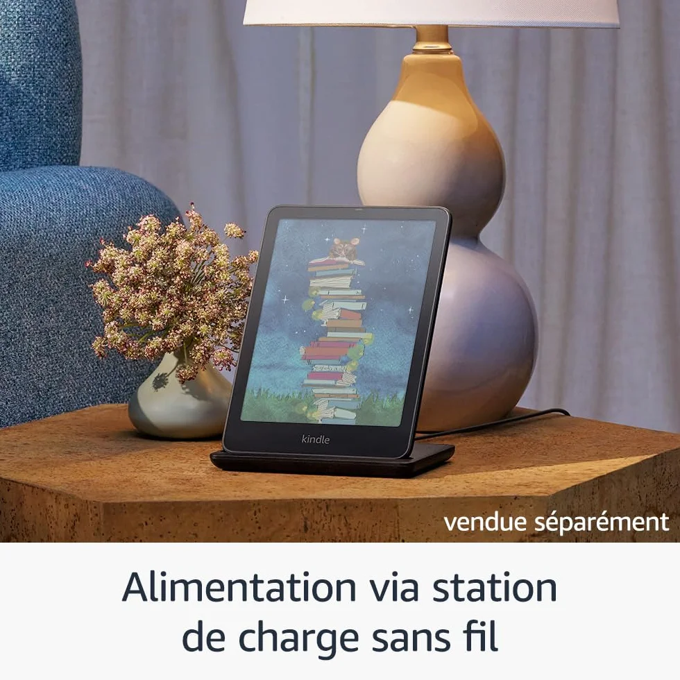 Amazon Kindle Colorsoft Signature Edition (Nouvelle génération) - Avec affichage couleur, éclairage avant à réglage automatique, charge sans fil et longue autonomie - 32 Go