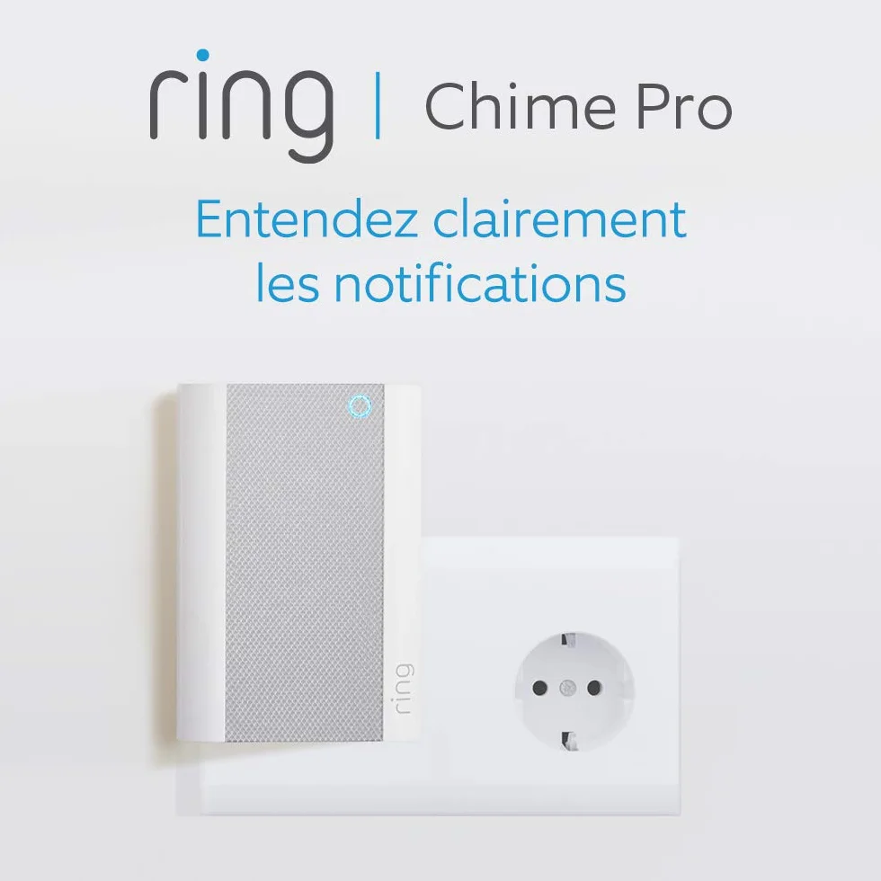 Ring Chime Pro, Blanc
