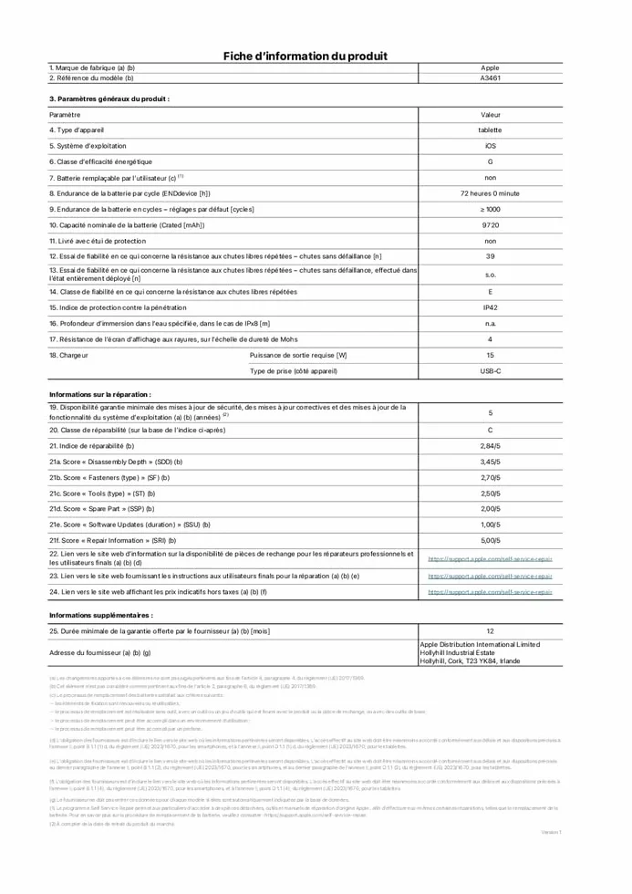 Apple iPad Air 13 Pouces (M4) : Écran Liquid Retina, 128 Go, Caméras Avant/arrière 12 MP, Wi‑FI 7 avec Apple N1, Touch ID, Autonomie d’Une journée – Gris sidéral