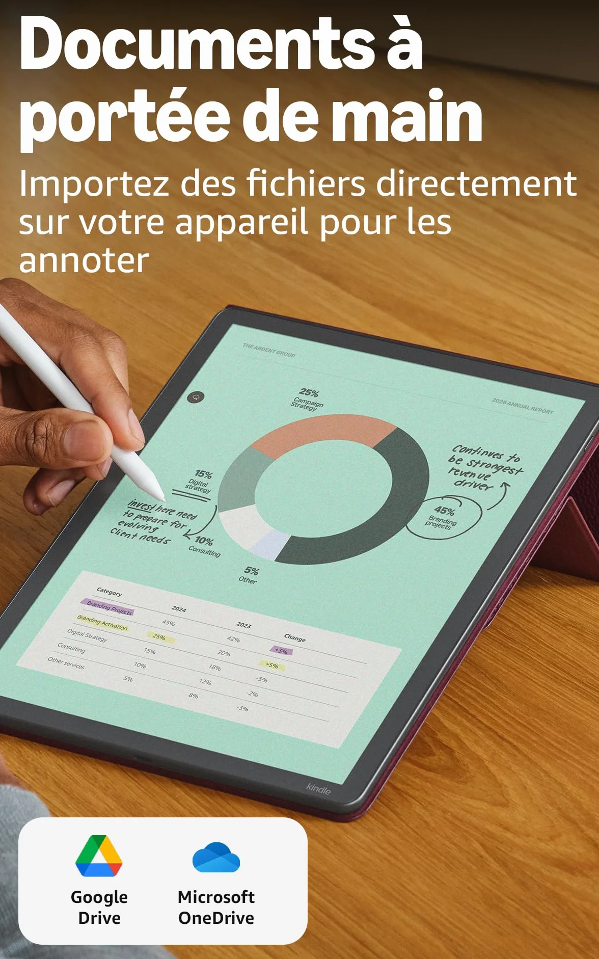 Amazon Kindle Scribe Colorsoft 64 Go (nouvelle génération) : écran couleur 11" effet papier, éclairage avant ; fin, léger, puissant ; écrivez dans le carnet, les documents et les livres (graphite)