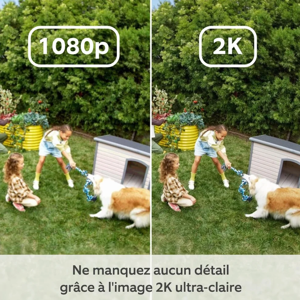 Ring caméra extérieure Plus sans fil (Outdoor Camera Plus Nouvelle génération) | Vidéo grand angle en 2K I Caméra de surveillance à installer soi-même | Essai gratuit de 30 jours de l'abonnement Ring