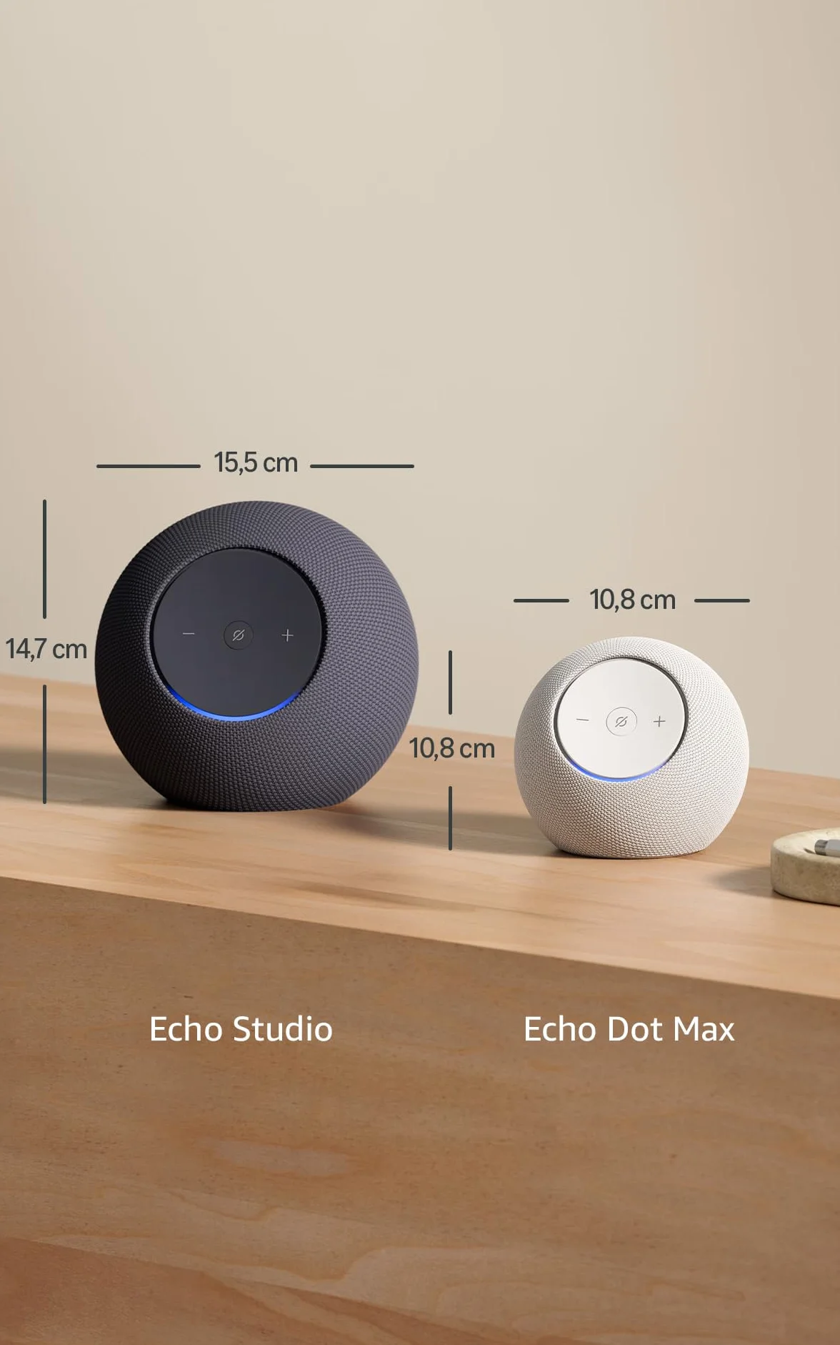Amazon Echo Dot Max (nouvelle génération) : enceinte avec son qui emplit la pièce et hub connecté intégré, Graphite, avec accès anticipé à Alexa+