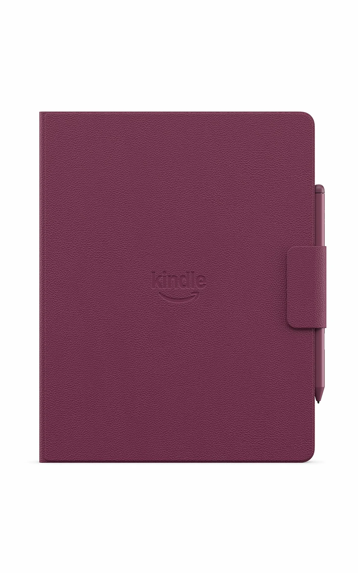 Découvrez le nouvel étui à rabat premium pour Amazon Kindle Scribe, avec système de fixation aimanté : étui de protection au style épuré en cuir premium