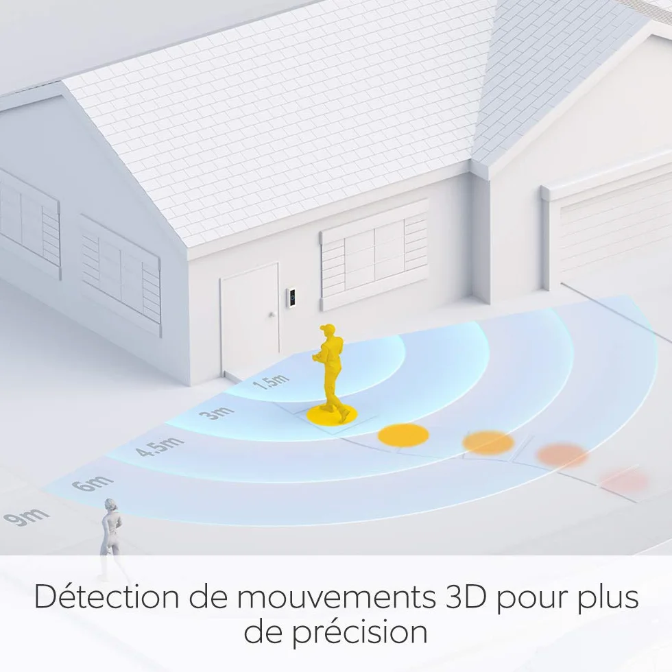 Ring Sonnette vidéo Pro filaire (anciennement Video Doorbell Pro 2) | Sonnette extérieure avec caméra, vidéo 1536p HD en plan moyen, détection de mouvements 3D, wifi | Essai Ring Home gratuit 30 j.