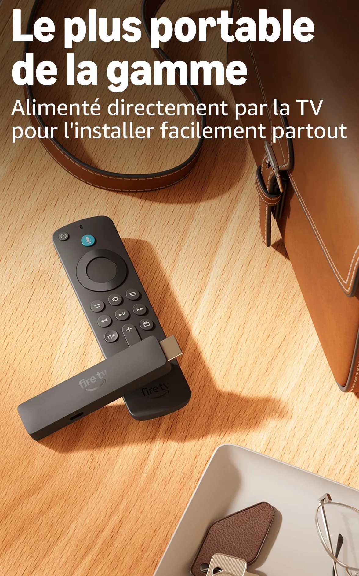 Amazon Fire TV Stick HD (nouvelle génération) : TV gratuite et en direct, télécommande vocale Alexa, alimentation via votre TV, configuration facile, trouvez vos séries plus rapidement avec Alexa+