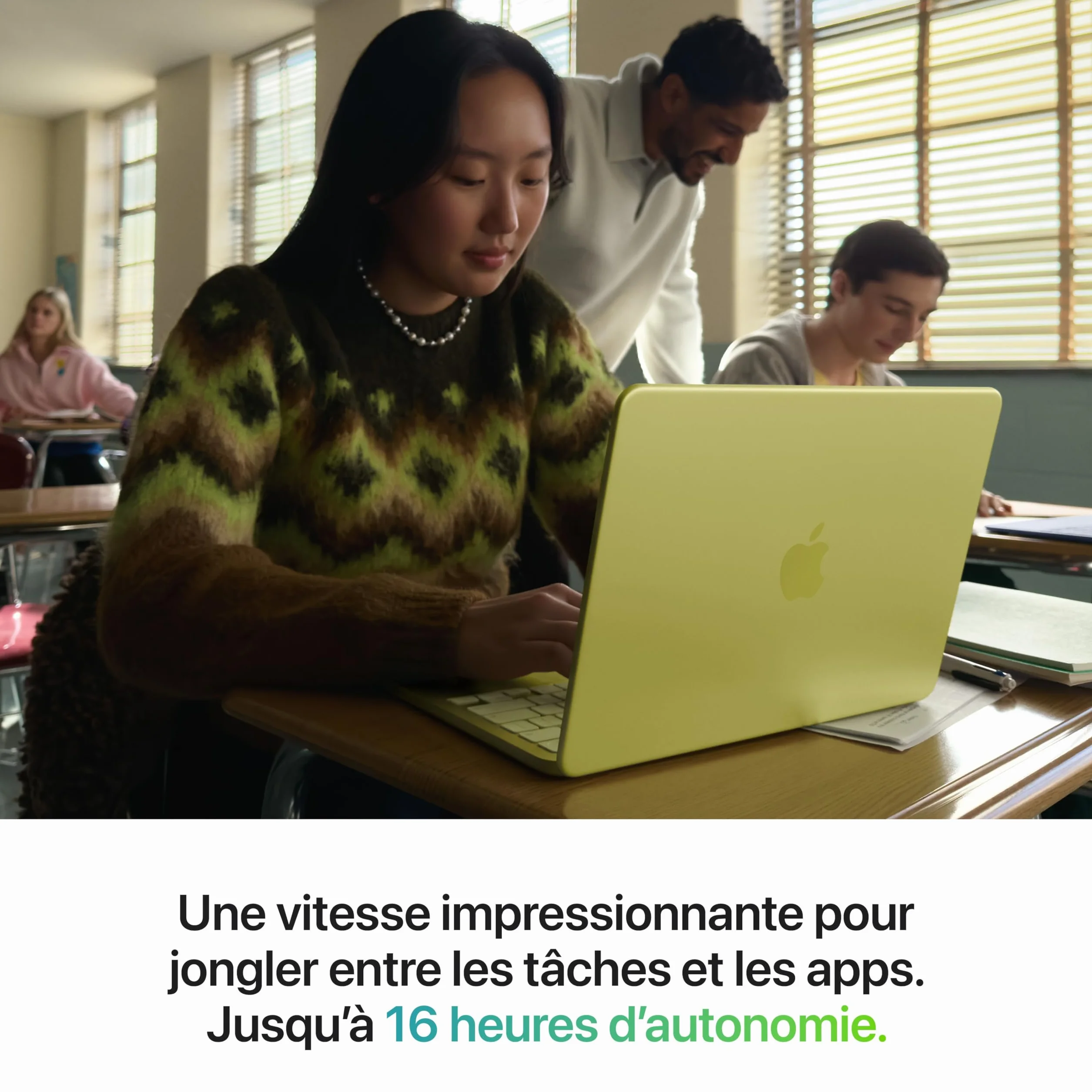 Apple MacBook Neo 13″ 2026 Portable avec Puce A18 Pro : Conçu pour l’IA et Apple Intelligence, écran Liquid Retina, mémoire unifiée 8 Go, SSD 512 Go, Caméra FaceTime HD 1080p, Touch ID ; Indigo