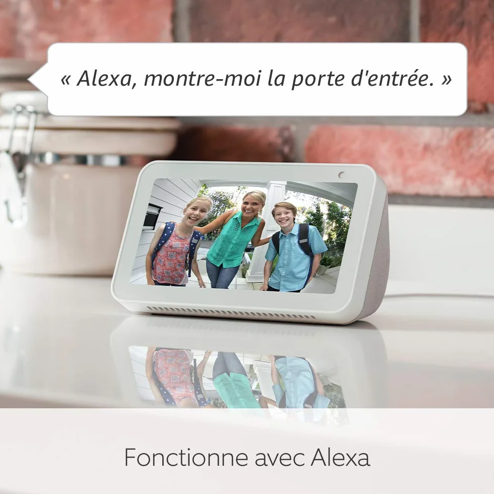 Ring Sonnette vidéo sans fil (Video Doorbell 2 gén.) | Sonnette extérieure avec caméra, vidéo HD 1080p, visiophone, détection de mouvements, installation facile | Essai Ring Home gratuit 30 j.