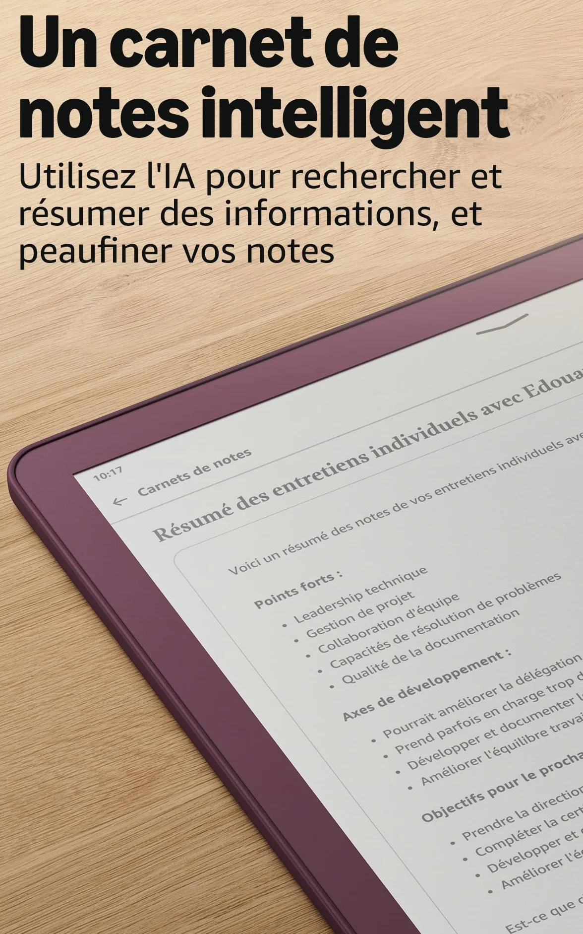 Amazon Kindle Scribe Colorsoft 64 Go (nouvelle génération) : écran couleur 11" effet papier, éclairage avant ; fin, léger, puissant ; écrivez dans le carnet, les documents et les livres (graphite)