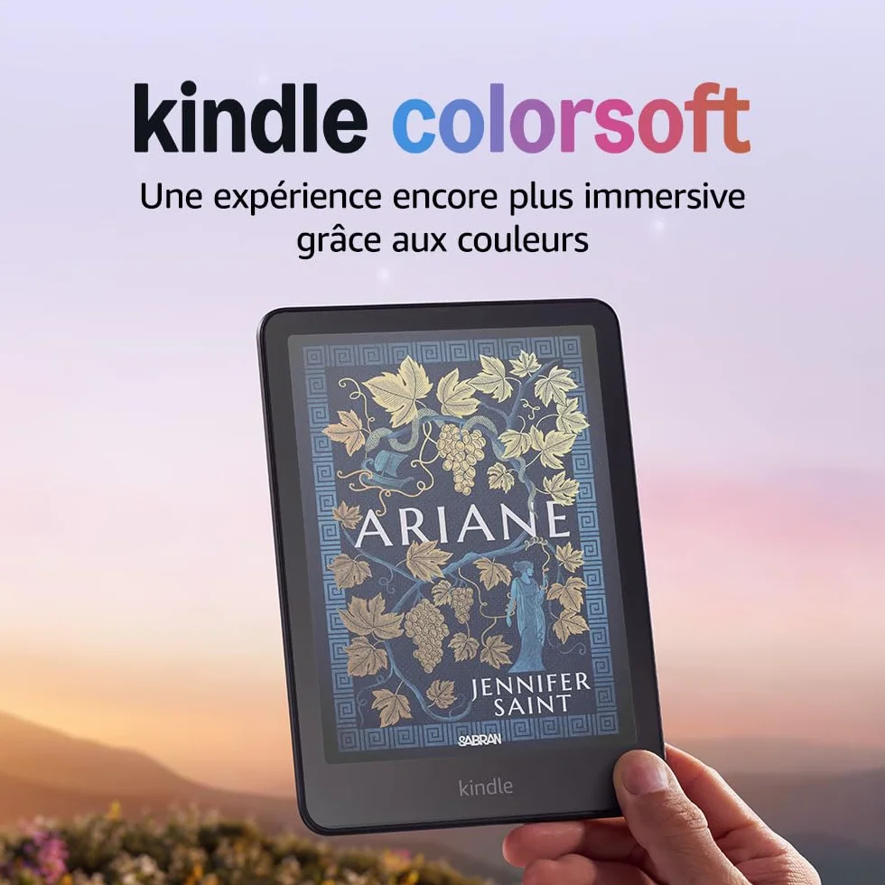 Amazon Kindle Colorsoft (Nouvelle génération) - avec écran couleur et éclairage chaud réglable - 16 Go