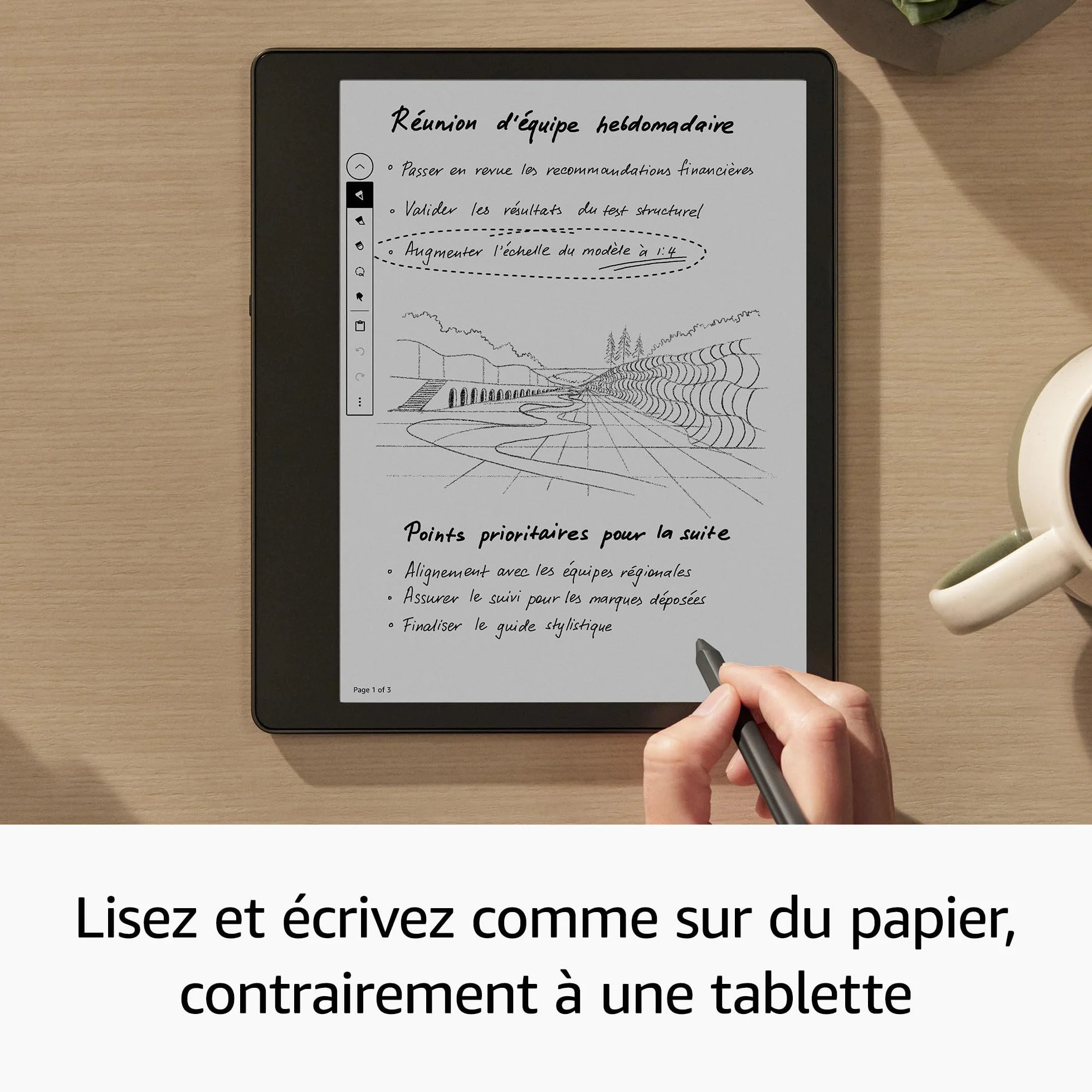 Kindle Scribe (2022) - 32 Go | Le premier Kindle et carnet de notes numérique tout-en-un, avec écran Paperwhite 10,2" de 300 ppp | Stylet premium inclus